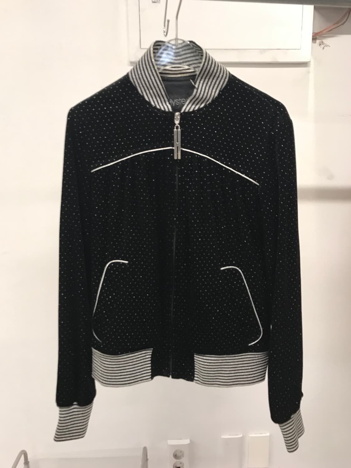 Hysteric Glamour Dot Velvet Track Jacket 상품이미지1