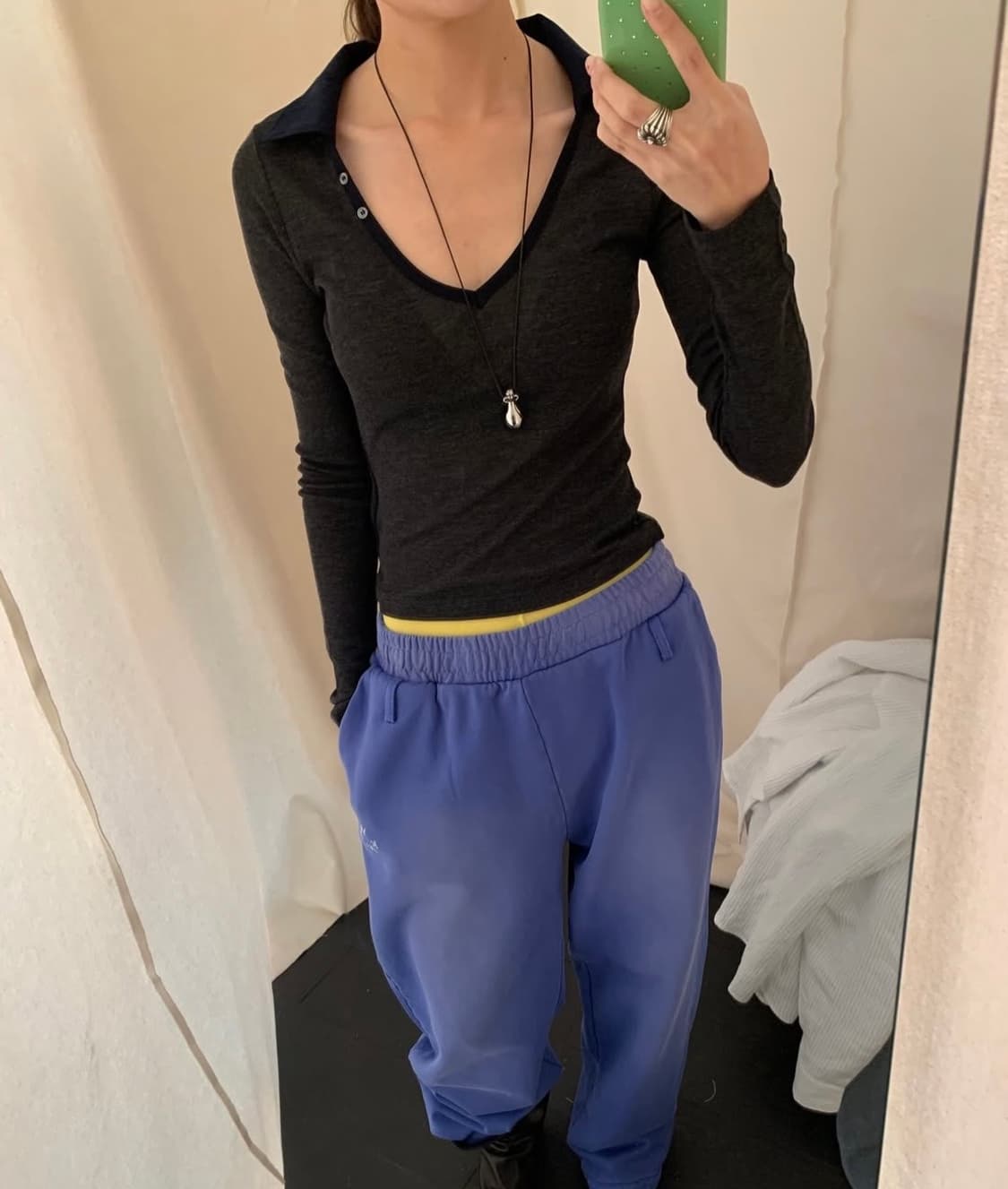 웨스켄 니트 탑 상품이미지5