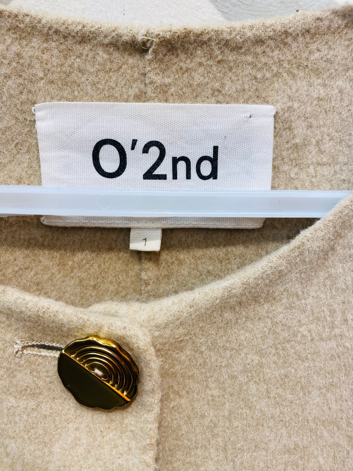 O'2nd 오즈세컨드 울/캐시미어 코트 베이지 상품이미지3