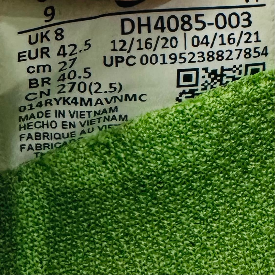 270) 나이키 운동화 남성 남자 에어 베이퍼맥스 2021 플라이니트 상품이미지9