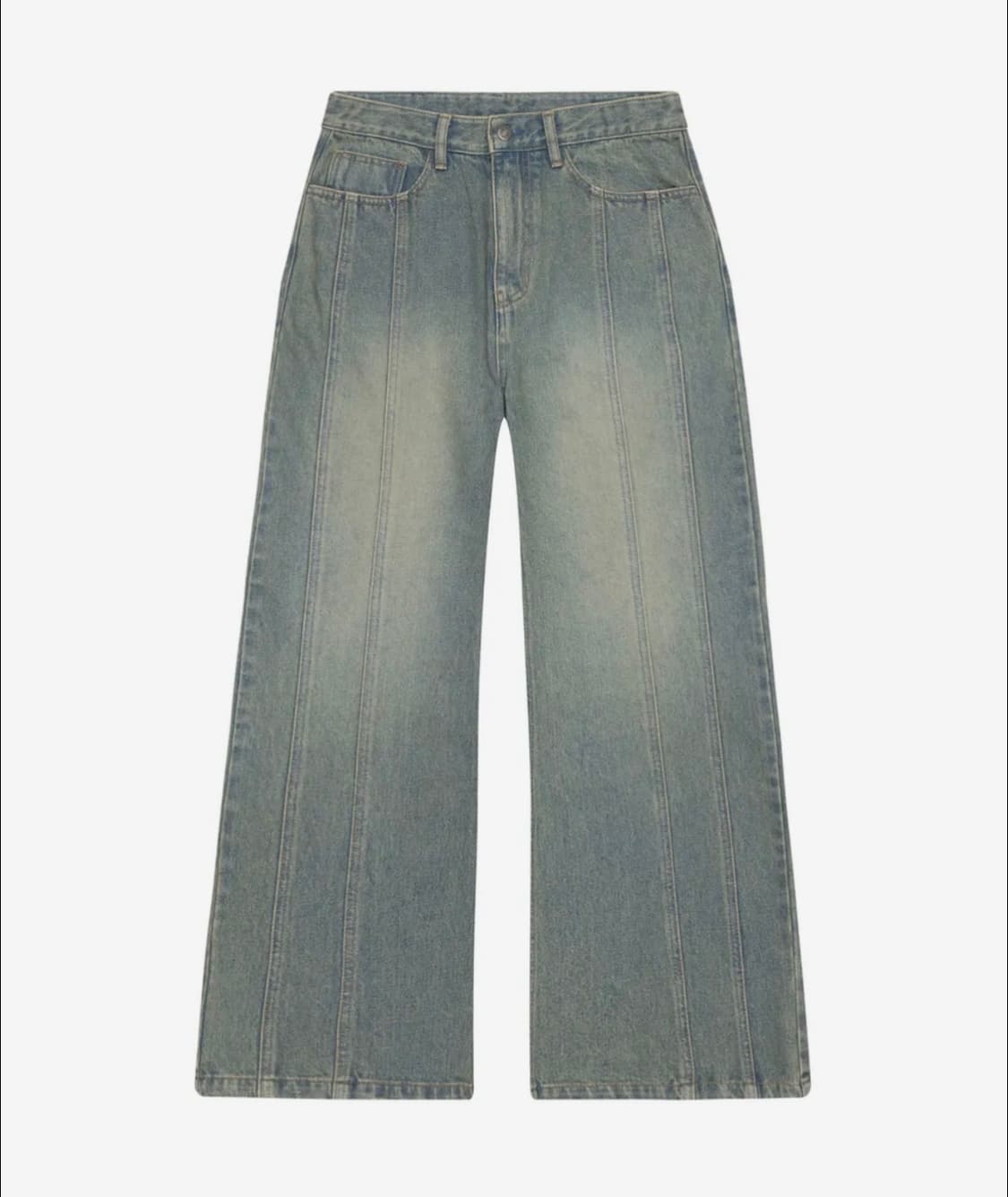 이우가마카라스 리본 데님 상품이미지3