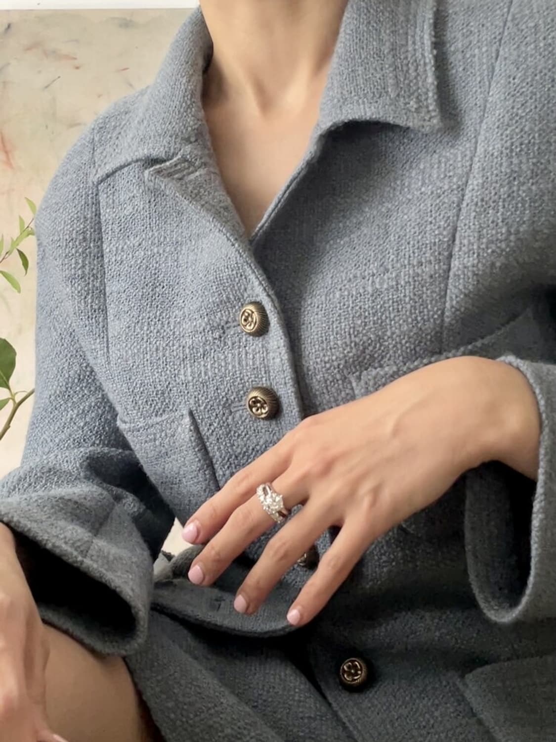 쎄모먼 헤이즐 트위드 자켓 상품이미지4