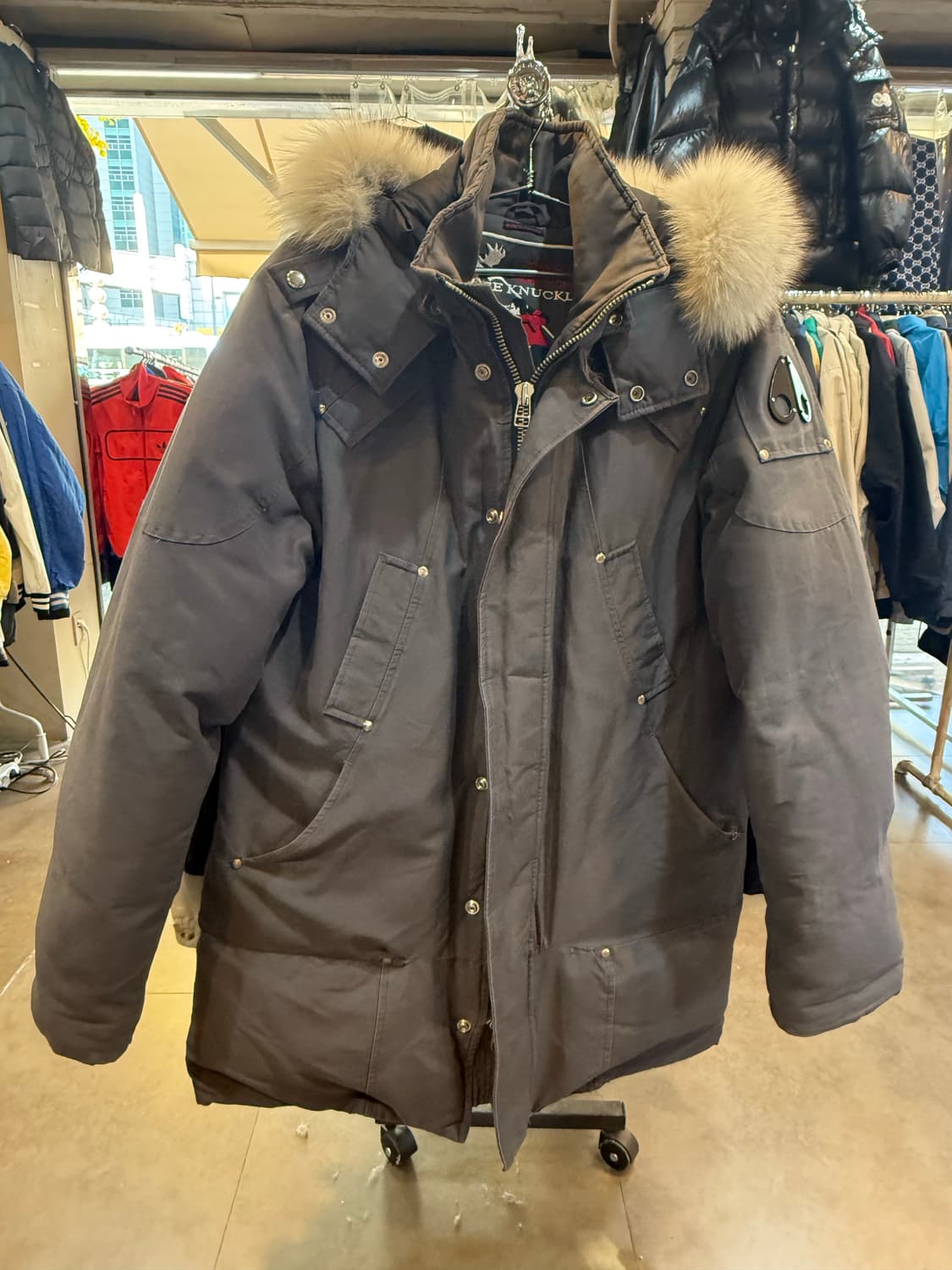 무스너클 스틸링 패딩 L 상품이미지1