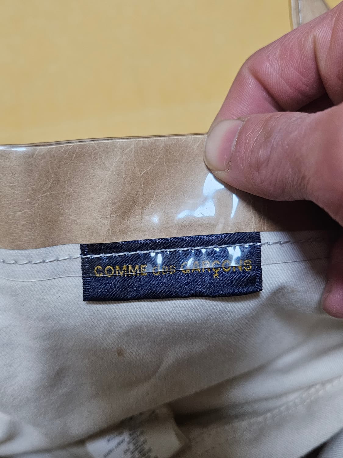 꼼데pvc가방 상품이미지4