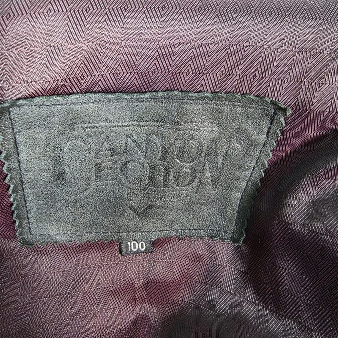 CANYON 빈티지 램스킨 에비에이터 가죽 블루종 L 상품이미지9