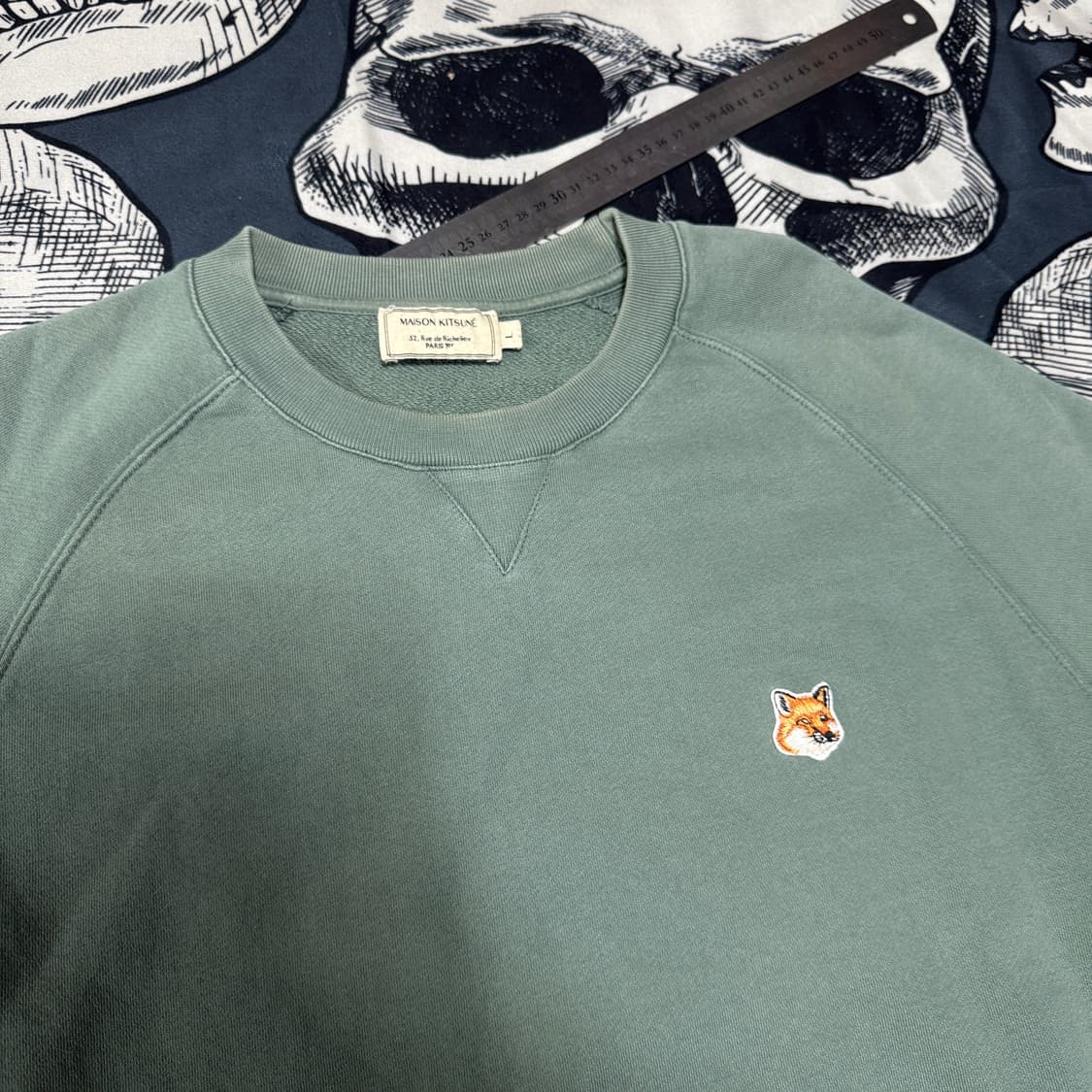 메종키츠네 폭스 헤드 맨투맨 L사이즈  상품이미지2