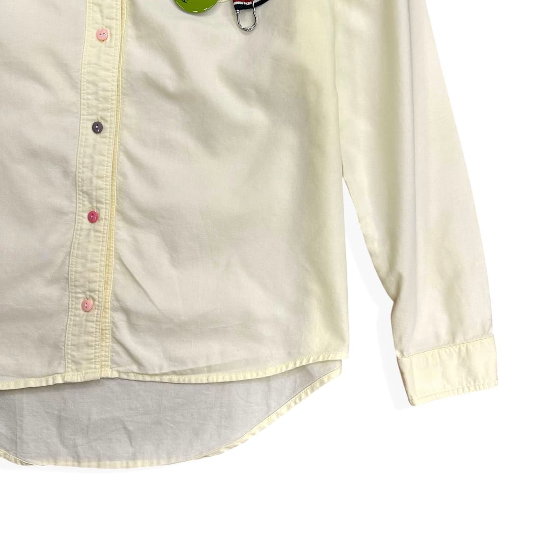 Candy Button Pocket Yellow Shirt 상품이미지5