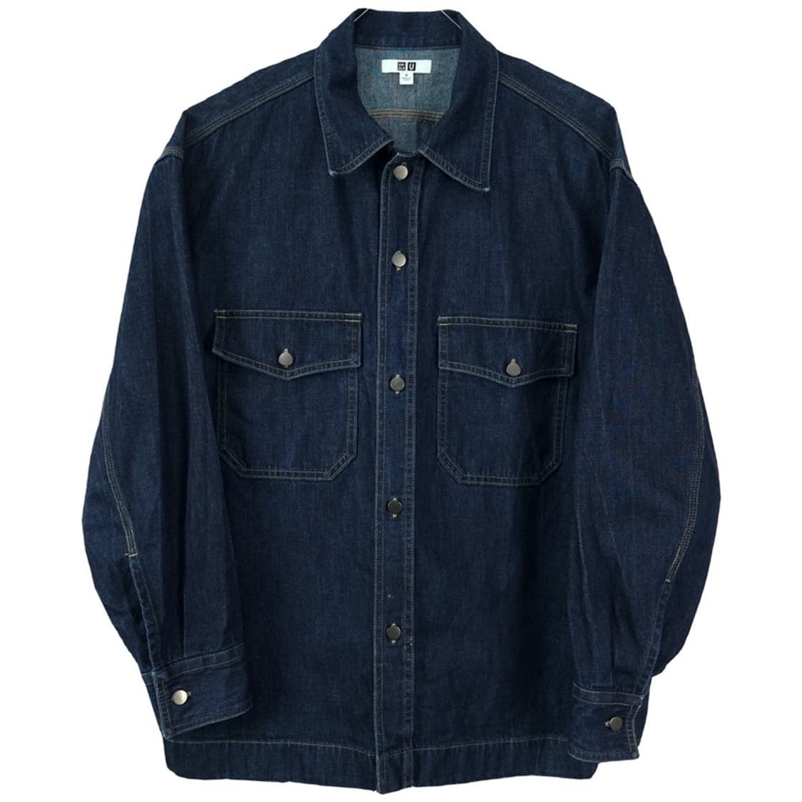 [유니클로 U 르메르] 오버핏 투포켓 데님 셔츠 M18964 상품이미지2