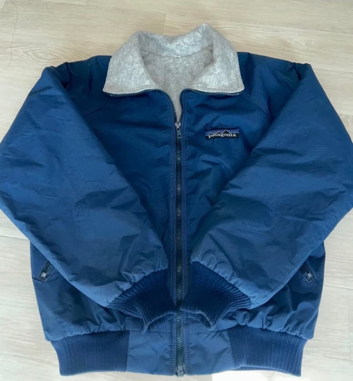 80년대 초반 파타고니아 쉘드 신칠라 봄버 자켓 (네이비) 상품이미지1