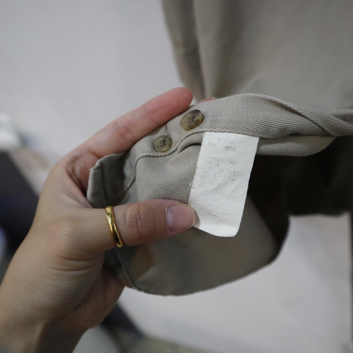 울리치 베이지 투포켓 워크셔츠 상품이미지6