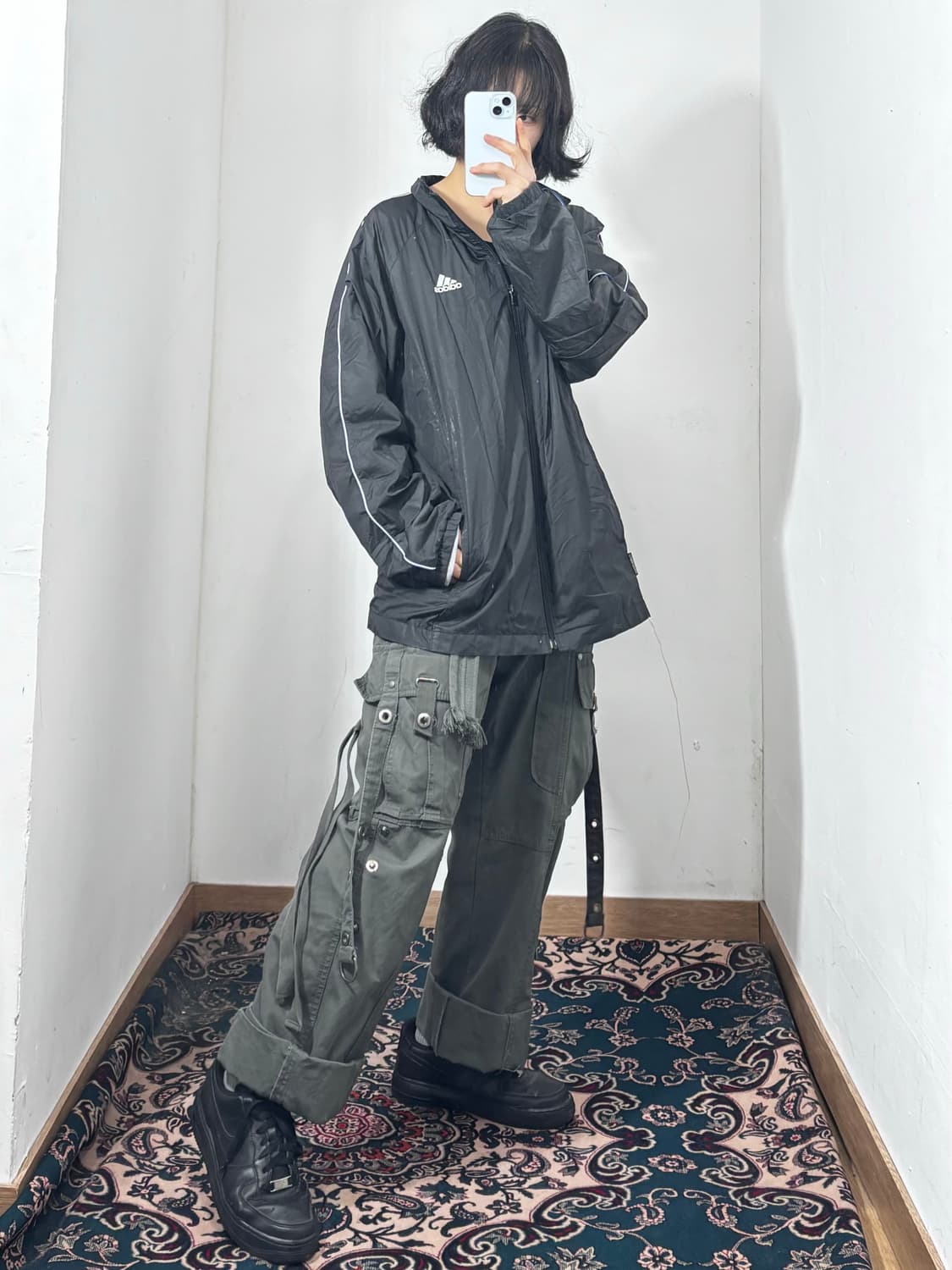 아디다스 블랙 바람막이  상품이미지1