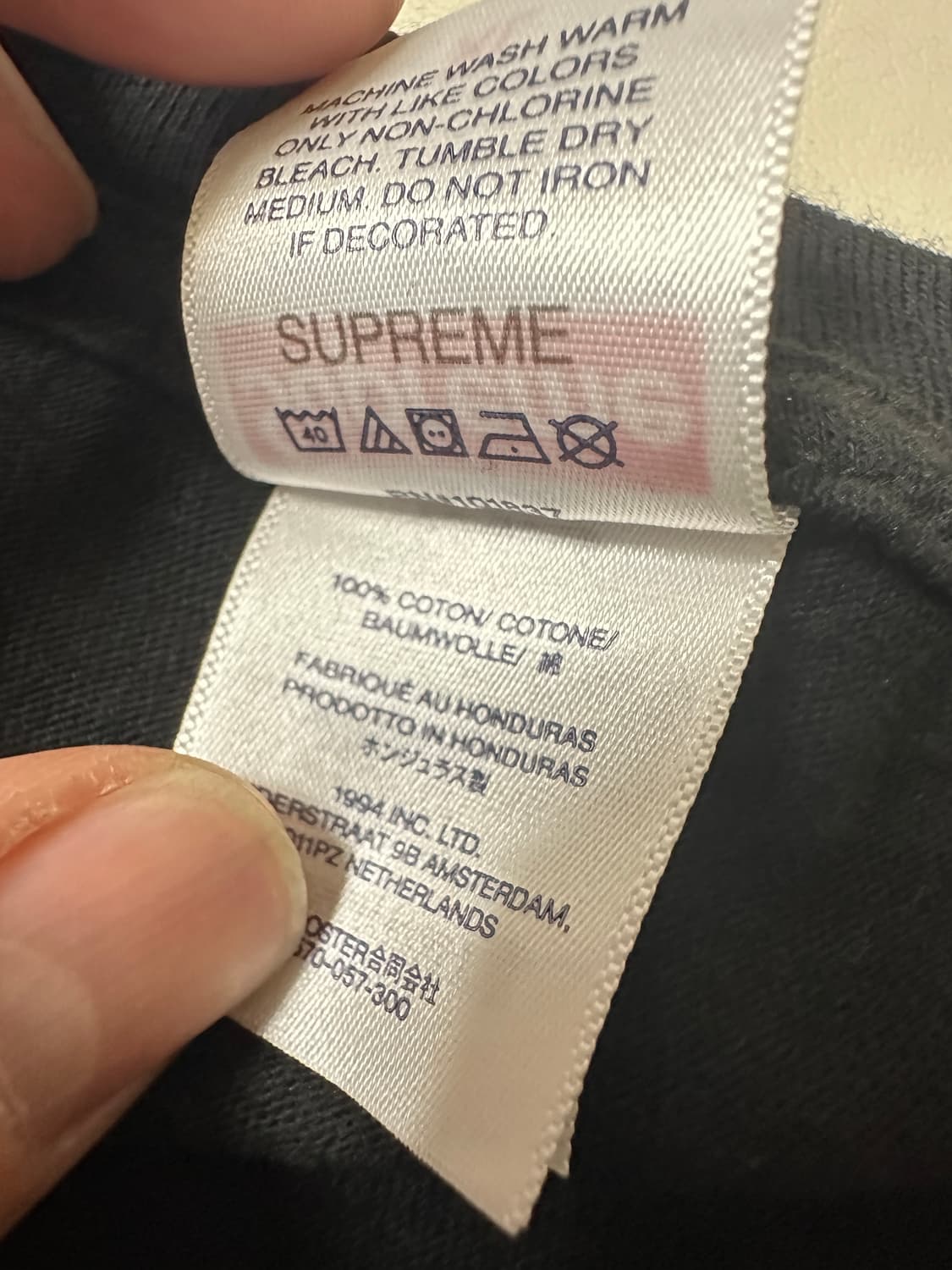 슈프림 엑소시스트 롱슬리브 블랙 XL 상품이미지6