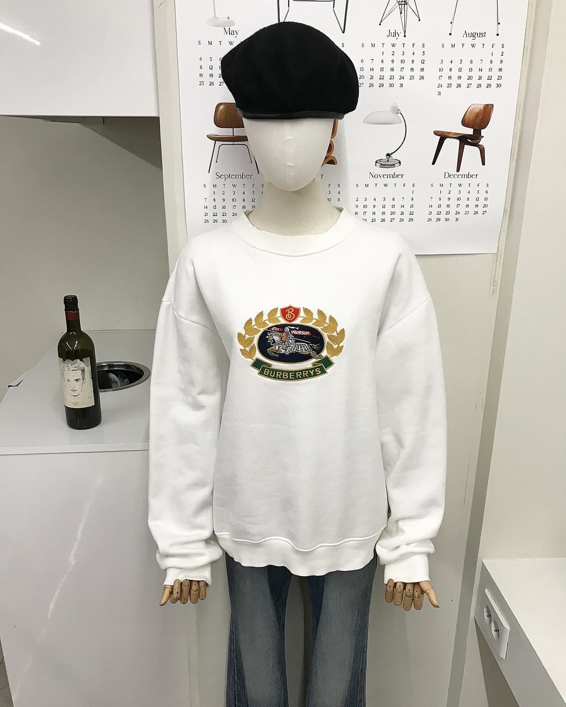 버버리 월계수 빅로고 맨투맨 상품이미지5