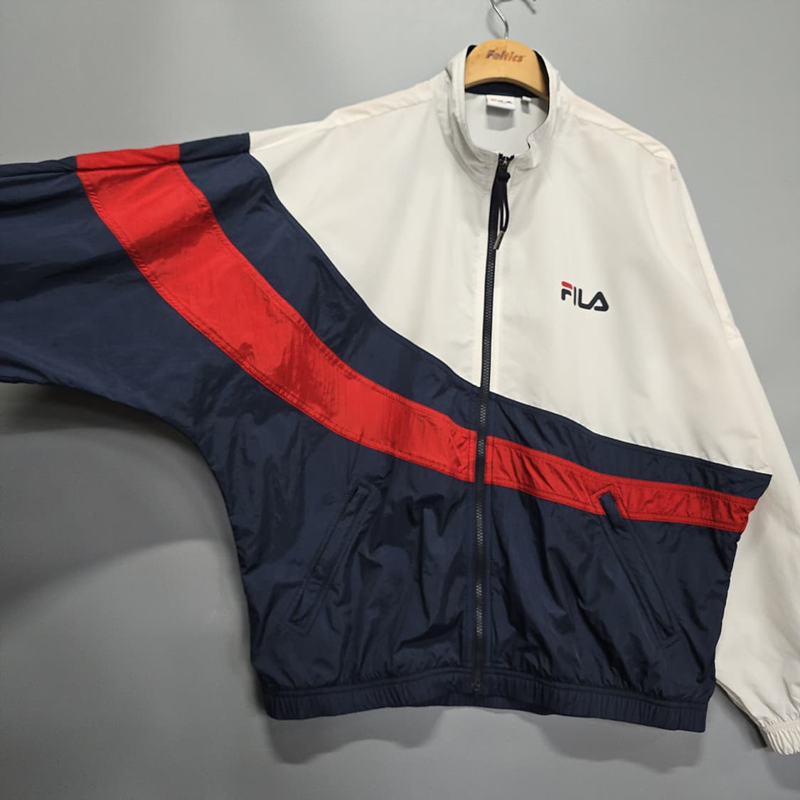 휠라 FILA 컬러 블록 바람막이 자켓 100 상품이미지2