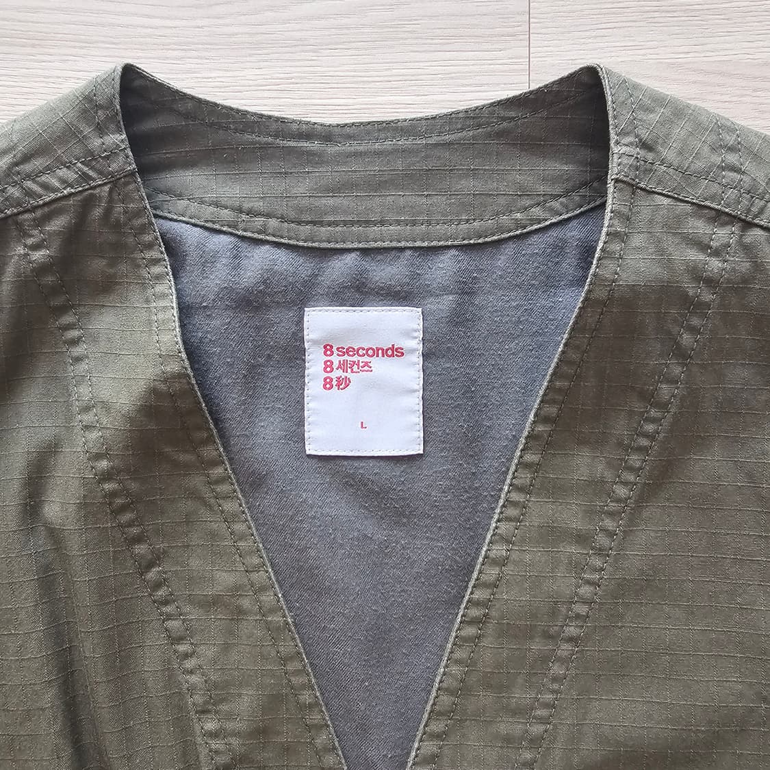 L 100 ) 에잇세컨즈 오리엔탈 집업 야상 밀리터리 자켓 간절기 남자 상품이미지2