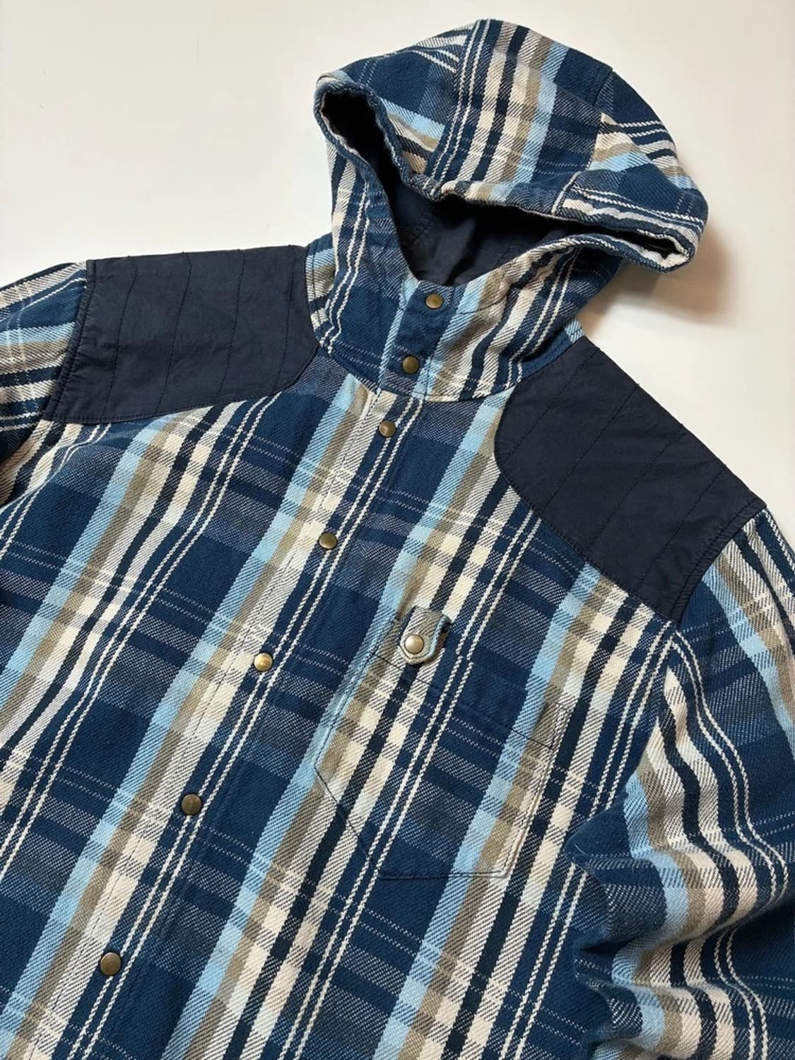 페달레드 PEDALED 00's 재팬 후디 체크 자켓 PN8931 상품이미지2