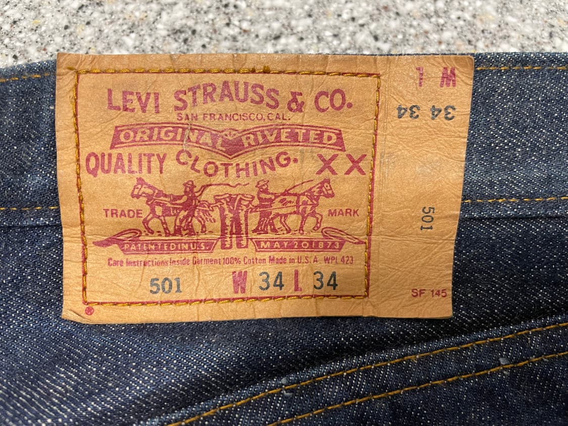 리바이스 USA 90s 501 레드라인 셀비지 W34 L34 상품이미지4