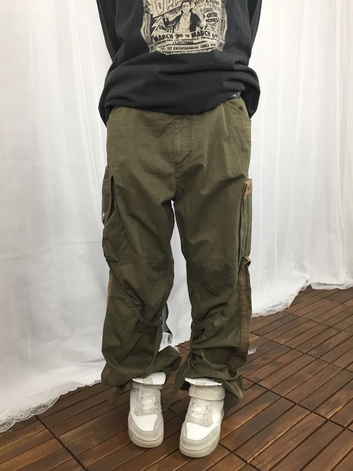 00s TETE HOMME Strap Cargo Pants 상품이미지1