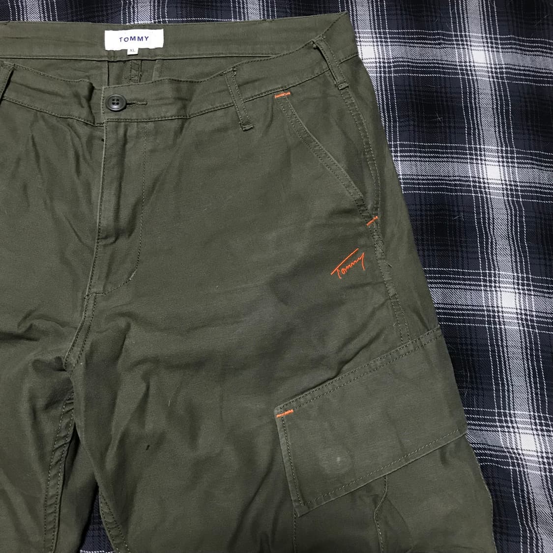 Tommy m65 더블니 카고팬츠 올리브 xl 상품이미지3