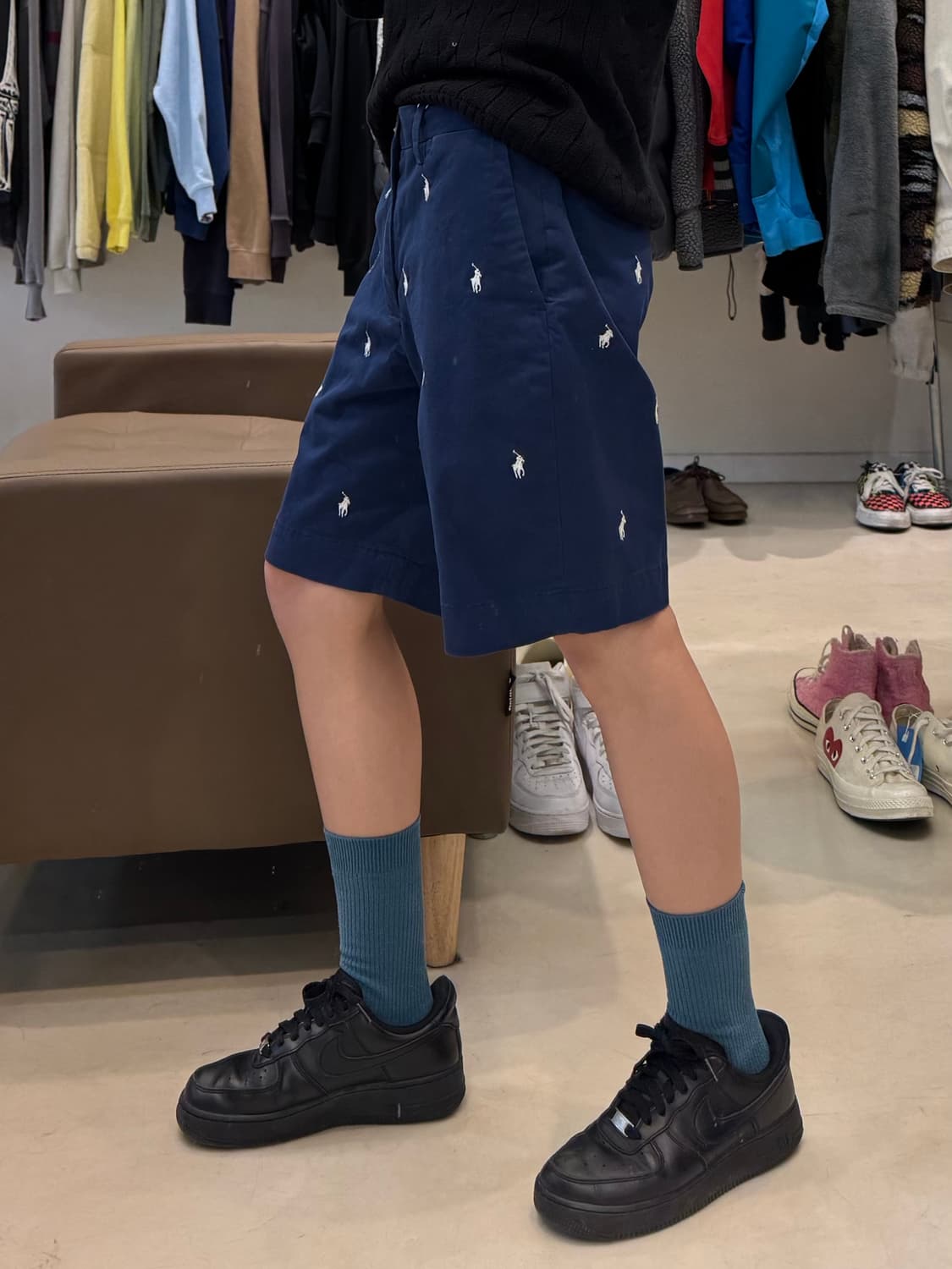 폴로 랄프로렌 멀티포니 자수 로고 치노 반바지 상품이미지9