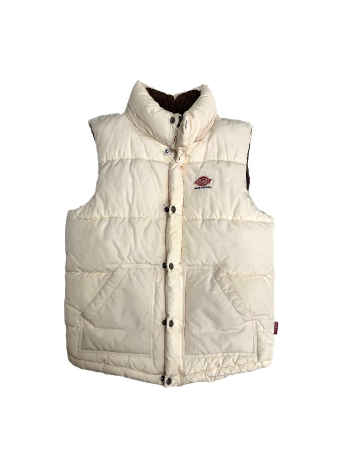 Dickies puffer vest cream ivory 상품이미지1