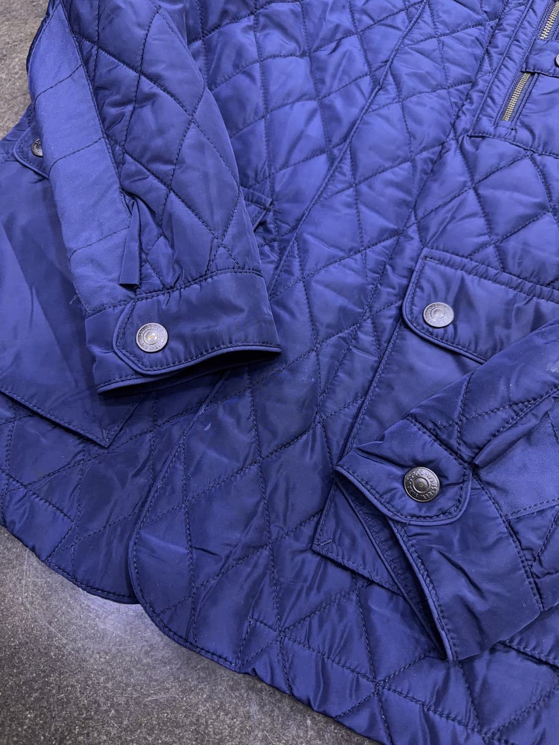 리바이스 클래식 스탠카라 퀼팅자켓 점퍼 네이비 S 상품이미지7