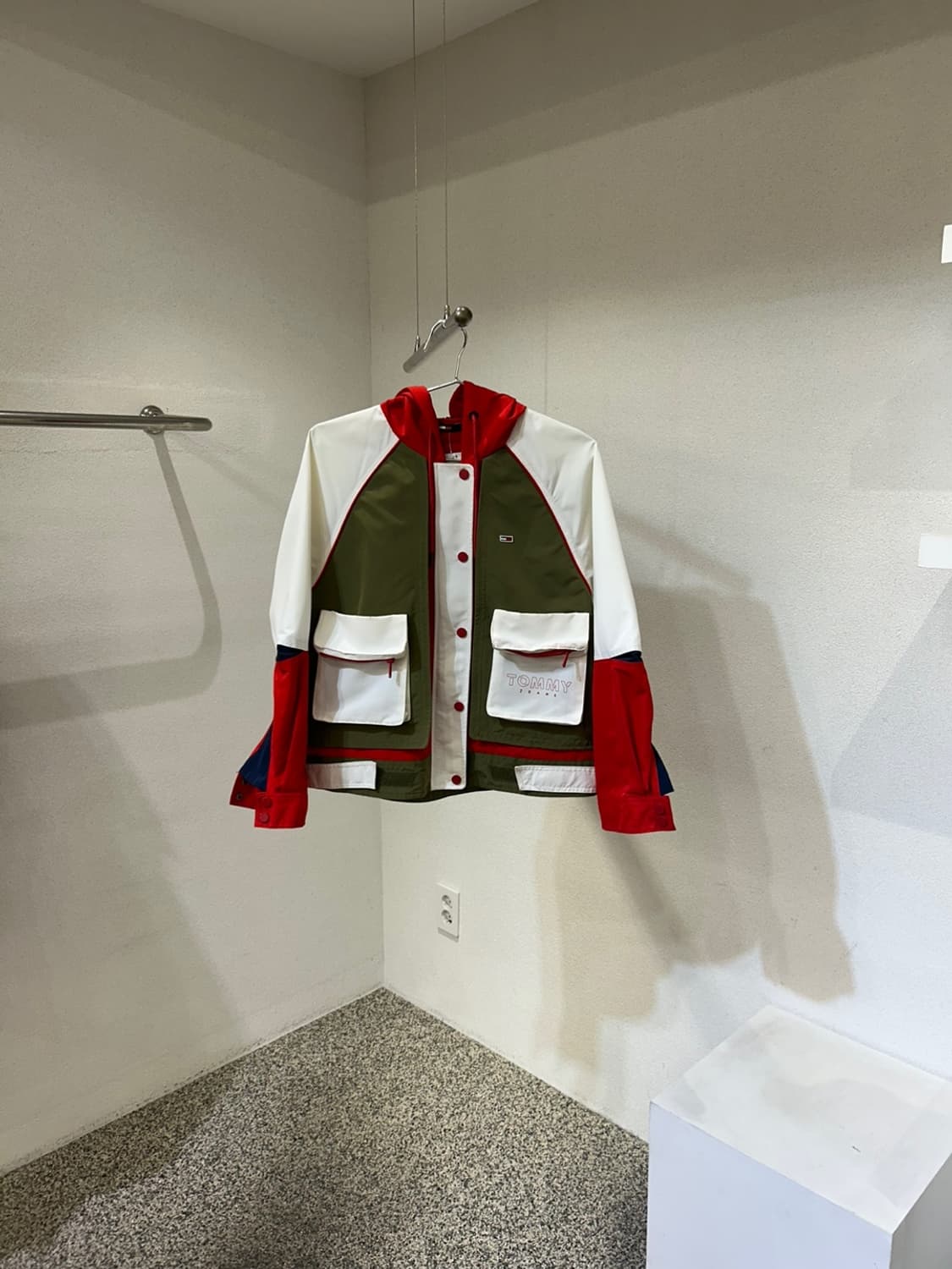 타미힐피거 컬러블록 포켓 후드자켓 상품이미지1