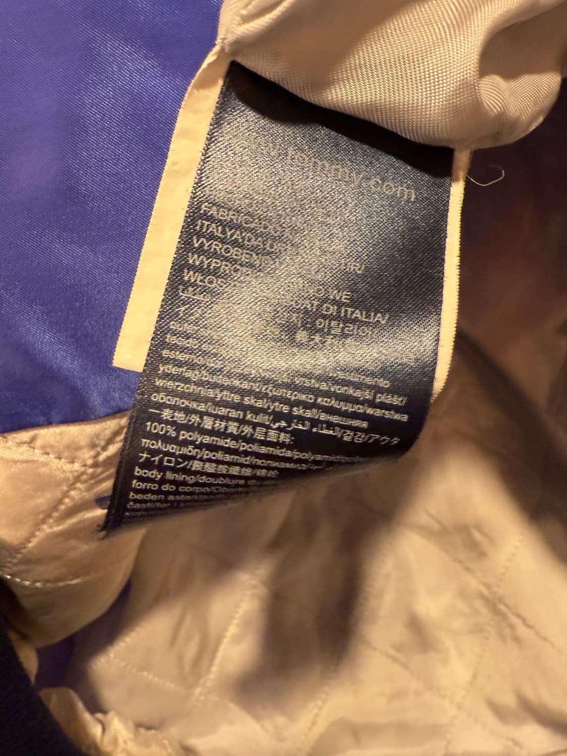 타미힐피거 블루 봄버 자켓 상품이미지3