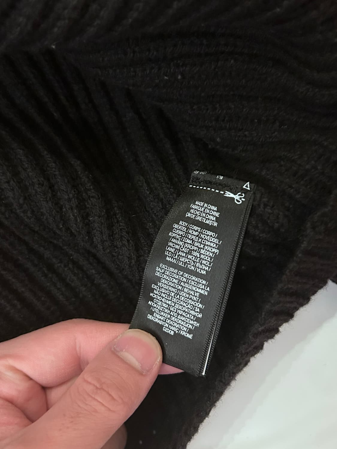 RRL 토글 니트 가디건 블랙 M 상품이미지4