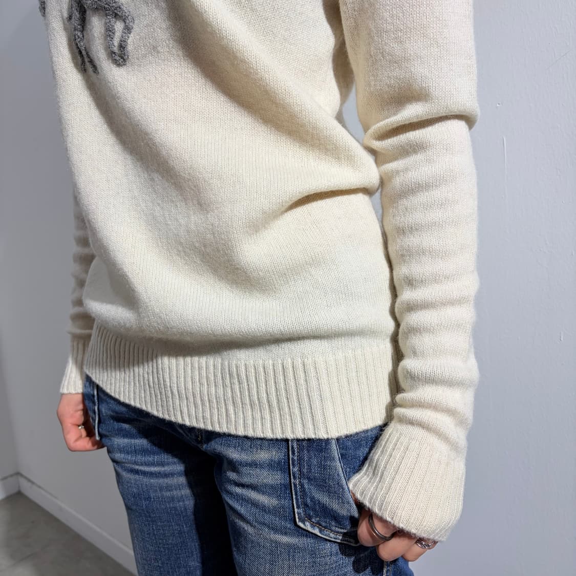 Beams queensland 낙타 니트 스웨터 상품이미지3