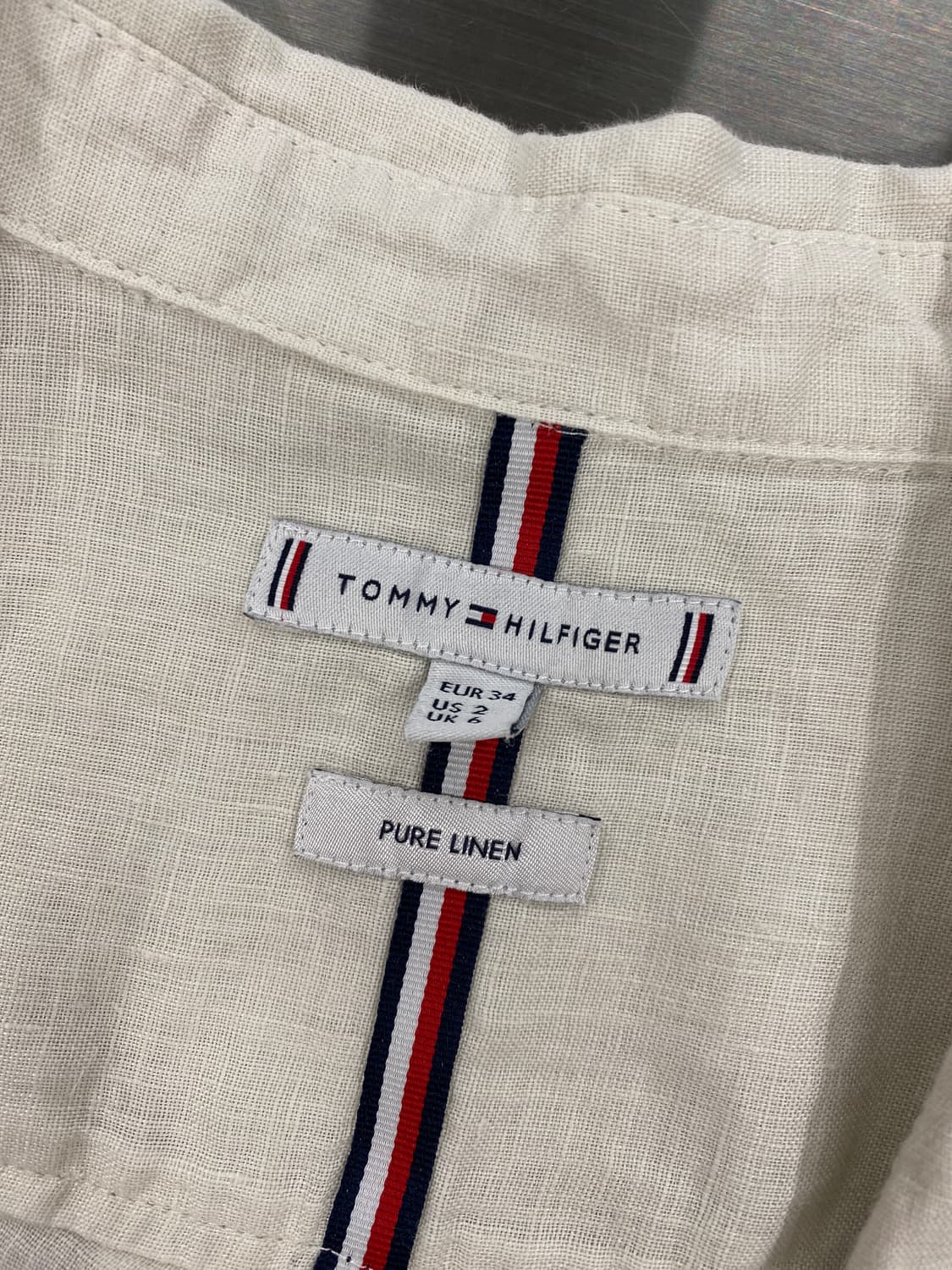 Tommy Hifiger Linen-100% Shirts 상품이미지5
