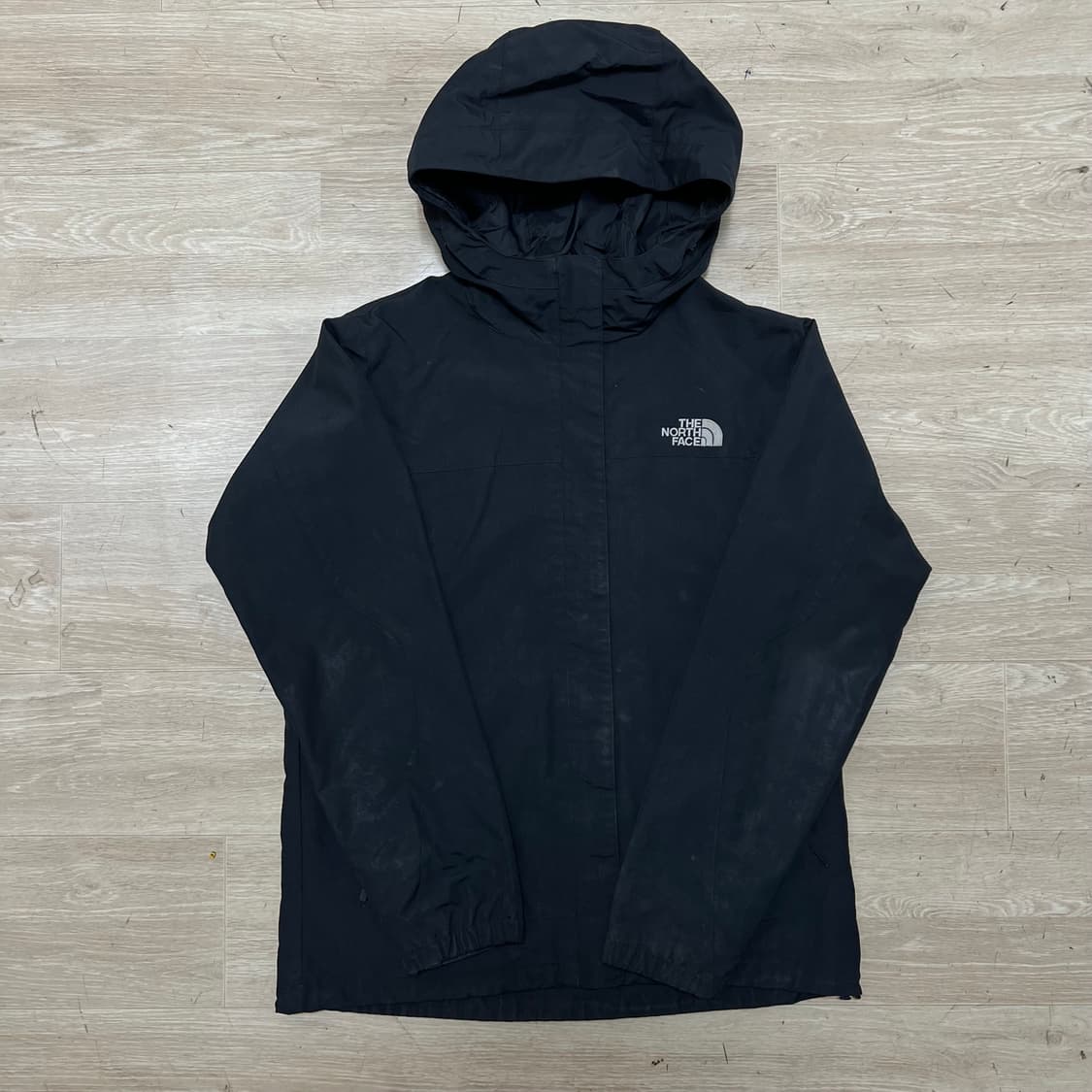 노스페이스 여성 하이벤트 자수 로고 바람막이 후드자켓 [블랙] S/90 상품이미지1