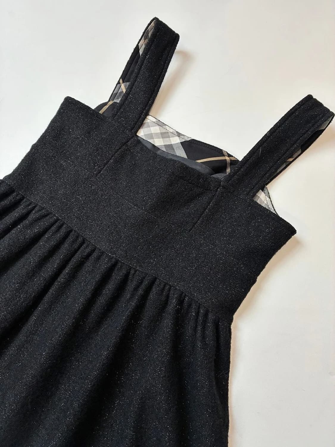 버버리 블루라벨 00s 재팬 울 원피스 PN5497    상품이미지5