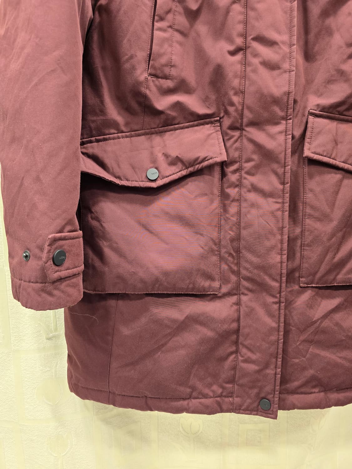 네파 여성 구스다운 패딩 90 (S) 버건디 상품이미지4