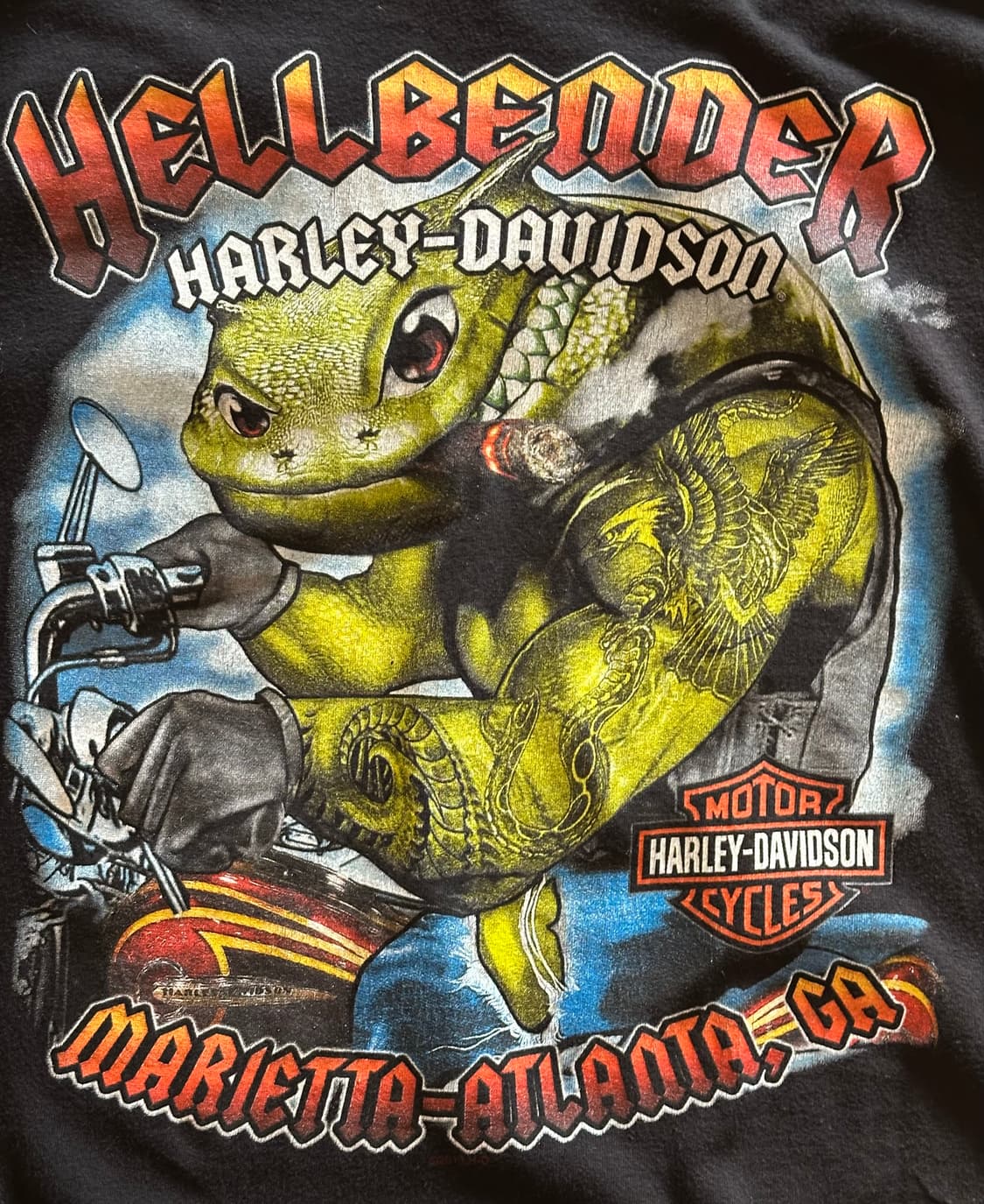 '헬벤더 & 파이어 슬리브' 포켓 롱슬리브 - 3XL 상품이미지1