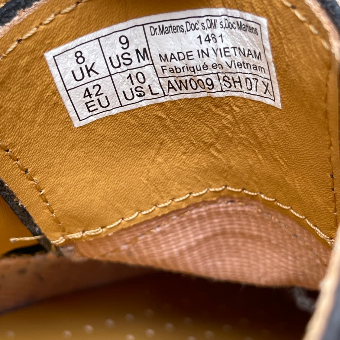 [8UK] 닥터마틴 1461 스무스 3홀 (270~275) 상품이미지7