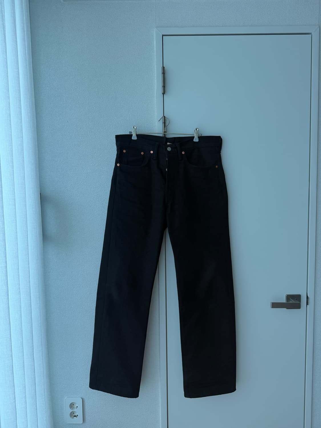 RRL 빈파포 블랙온블랙 32x32(교환 31 x 32) 상품이미지1