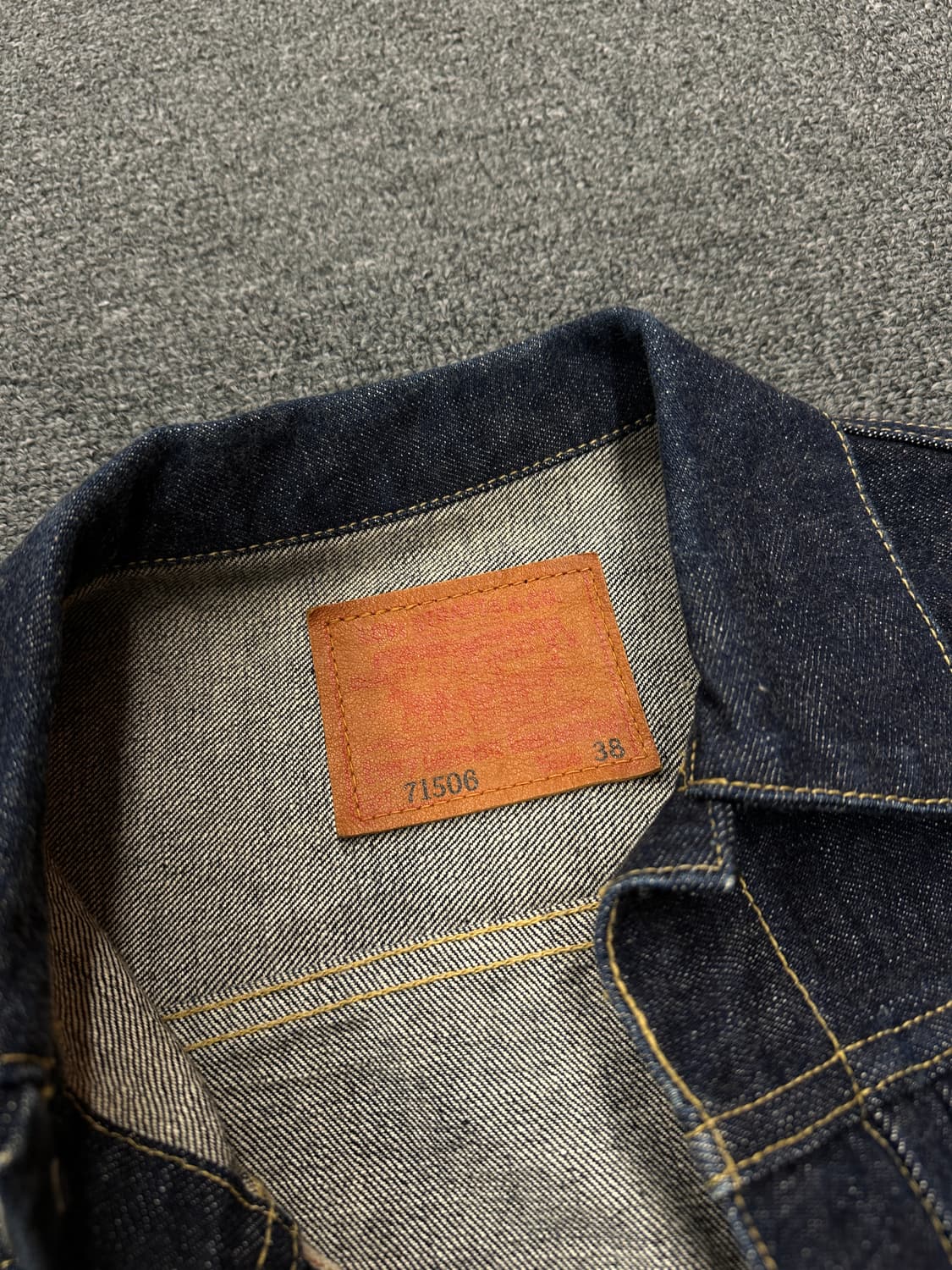 리바이스 71506 Type-1 인디고 데님자켓 38 상품이미지6