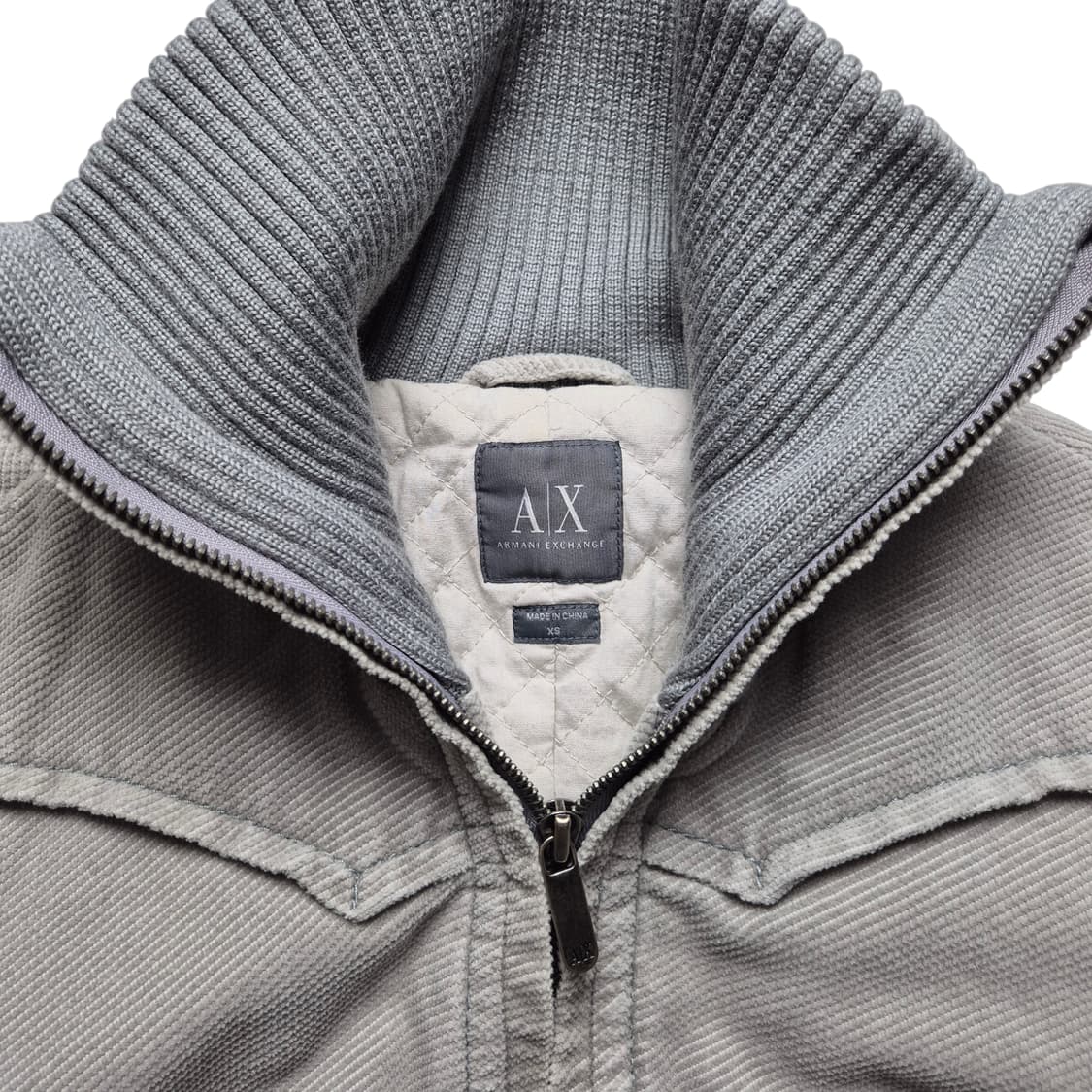 [XS] 아르마니 익스체인지 하이넥 크롭 자켓 상품이미지6