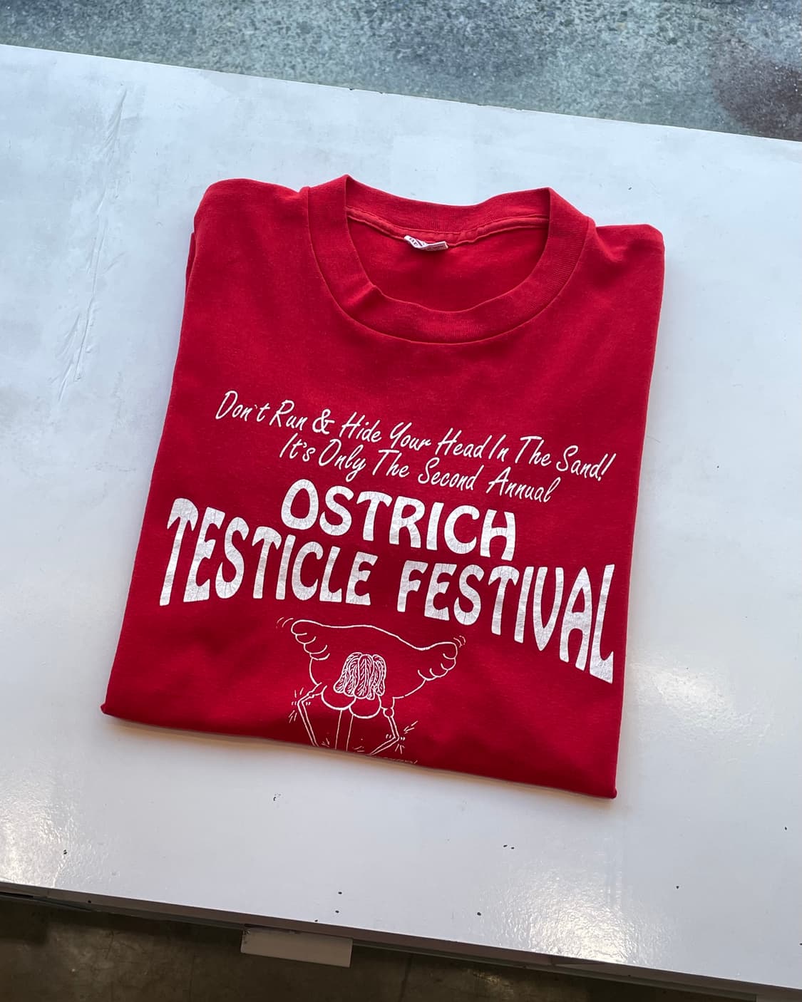 80’s "Ostrich Testicle Festival” T-shirt 상품이미지7