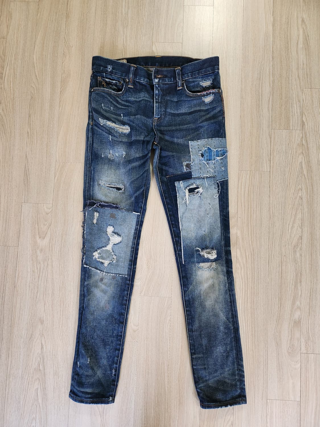 폴로워싱패치 청바지(30 상품이미지2