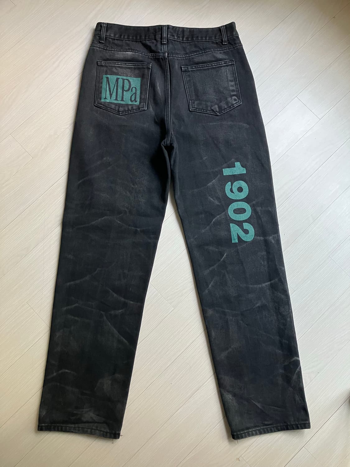 Mpa 워싱 흑청팬츠 상품이미지1