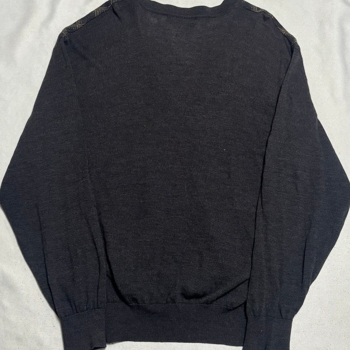 🫶🏻 입생로랑 차콜 체크 가디건 🫶🏻 상품이미지3