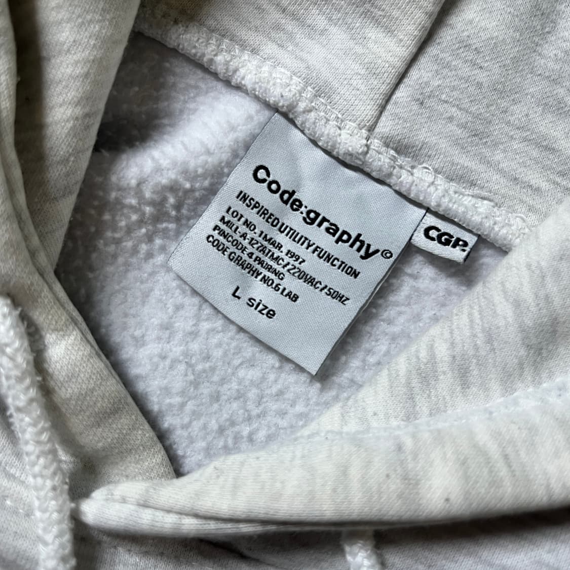 코드그라피 후드티 상품이미지5