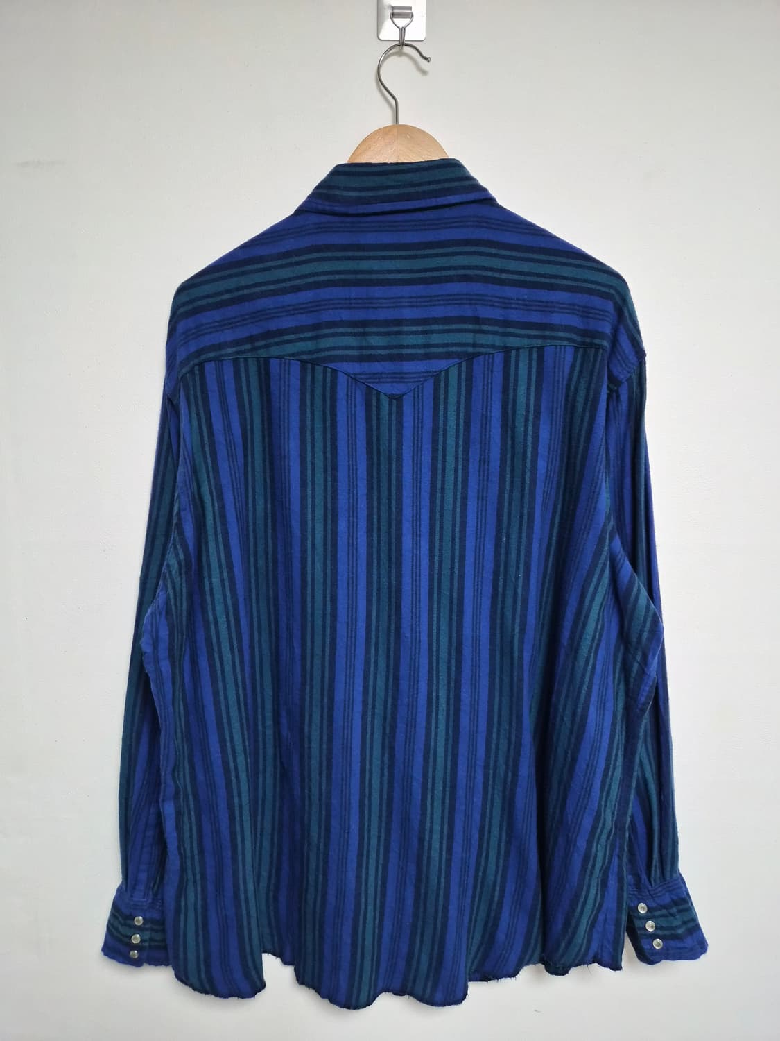 랭글러Wrangler 스트라이프 웨스턴 셔츠 2XL사이즈 - S343 상품이미지2