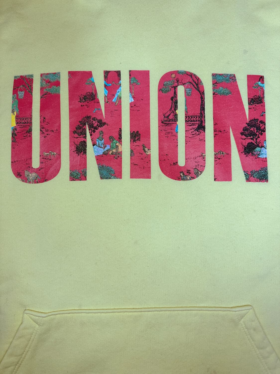 빈티지 UNION LA 유니온 la Harlem Toile 후드티 L 상품이미지2