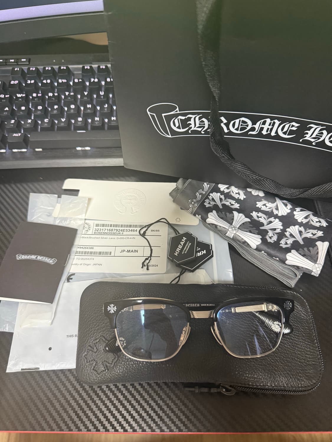 크롬하츠 보넨노이슈어2 블랙/실버 상품이미지2