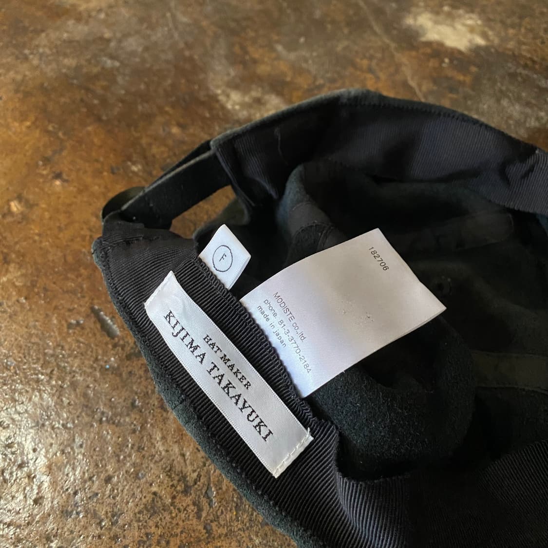 키지마타카유키 염소가죽 스웨이드 캡 상품이미지5