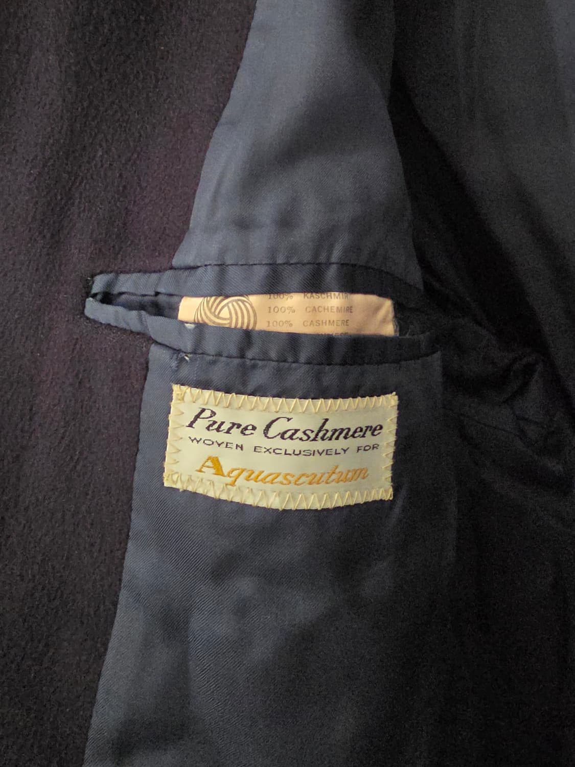 아쿠아스큐텀 퓨어 캐시미어 코트 상품이미지3