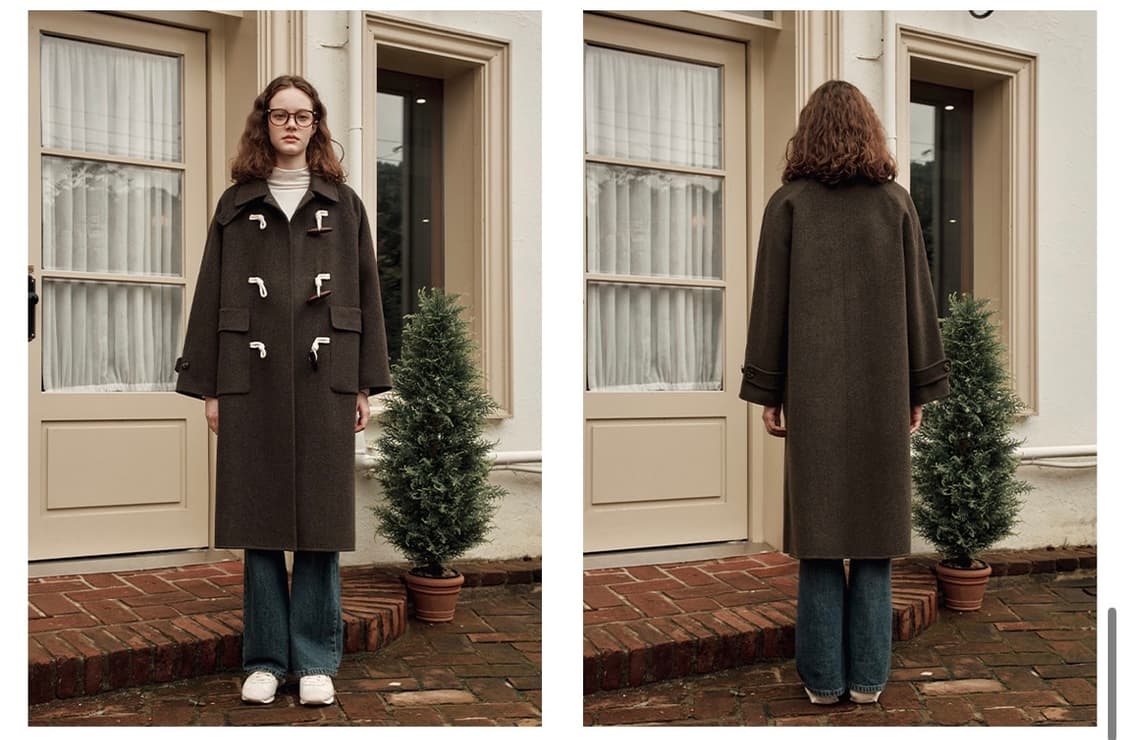 (새상품) 캐시미어 떡볶이코트 (정가499,000원) 상품이미지4